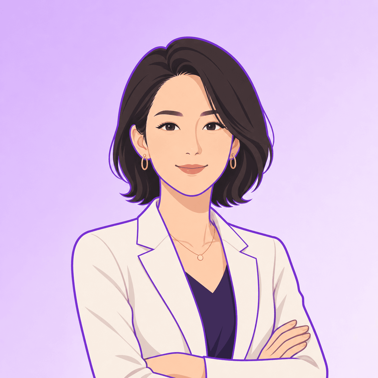 大人の出会いタイプのキャラクターイラスト